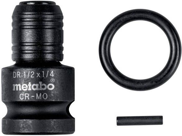 Metabo Adapter | 1 2" naar 1 4" | E6.3 | Slagvast | (3 delig)