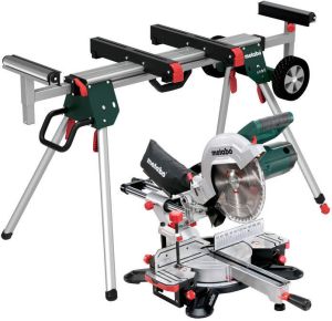 Metabo Afkortzaag KGS 305 M met trekfunctie + KSU 251 onderstel