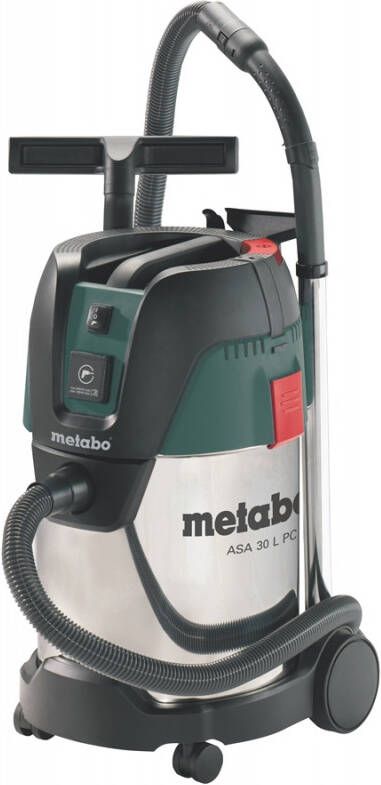 Metabo ASA 30 L PC Inox Bouw alleszuiger | 30 L | 1250 Watt