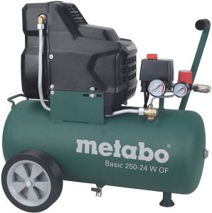 Metabo Basic 250-24 W OF Compressor | 220 l min | Olievrij 601532000