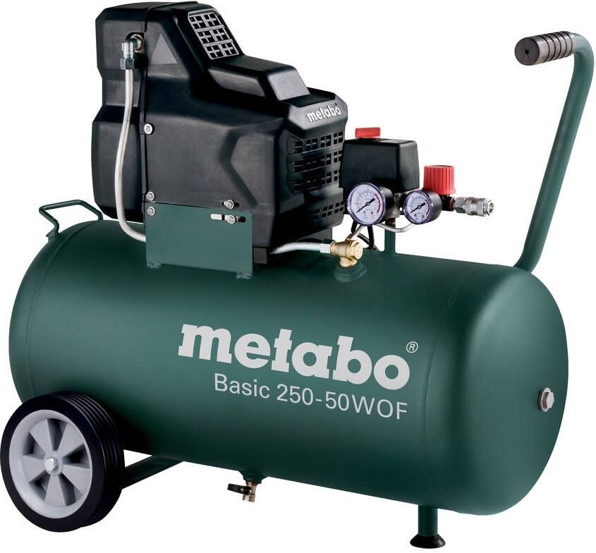 Metabo Basic 250-50 W OF Olievrije Compressor | 220 l min 601535000