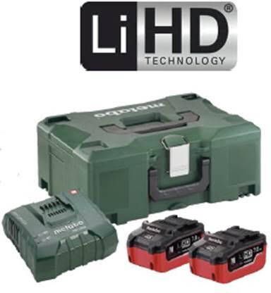 Metabo Basic-Set 2x 18v LiHD 8Ah Batteries + ASC Ultra + MetaLoc | Pick+Mix