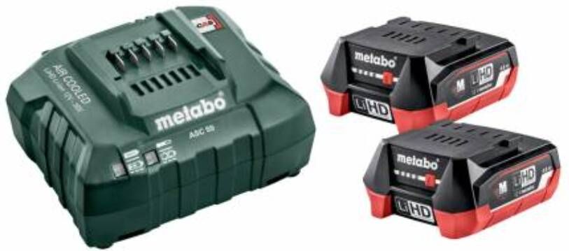 Metabo Basis set | 12V 2 X LIHD | 4 0 AH 685301000