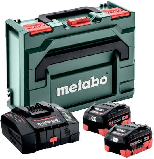 Metabo Basis-set | LiHD | 18 V | 2 x 10 Ah + ASC 290 + X 145 685304000