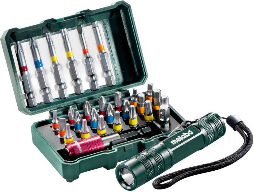 Metabo Bit-Box "Promotion" | 29-delig + lamp 626721000