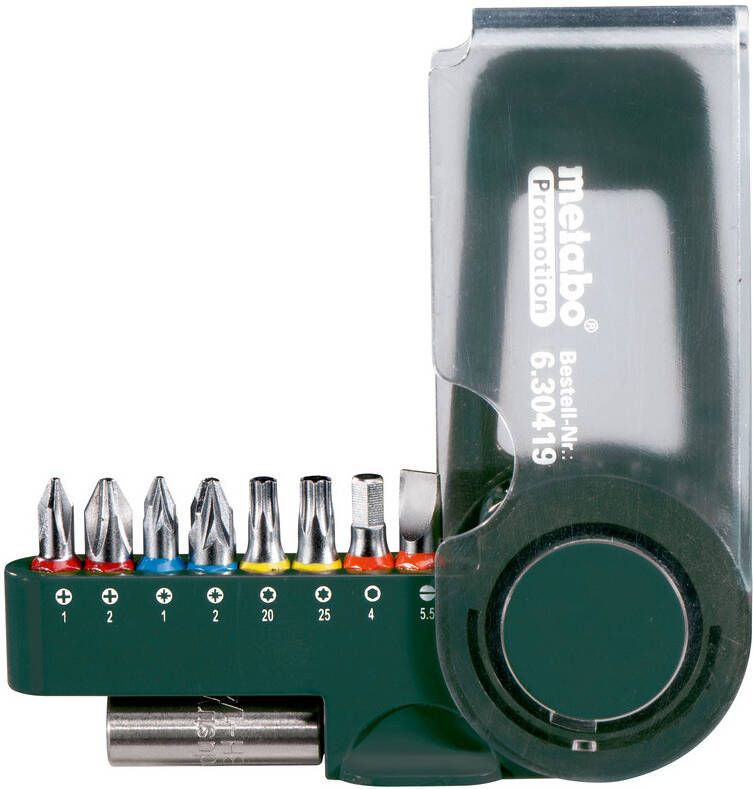 Metabo Bit-Box "Promotion" | 9-delig 630419000