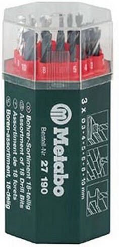 Metabo Borencassette 18 boren hout-metaal-steen | 62719 627190000