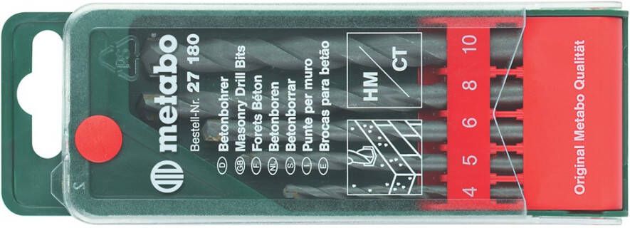 Metabo Accessoires Borencassette 5 betonboren 627180000