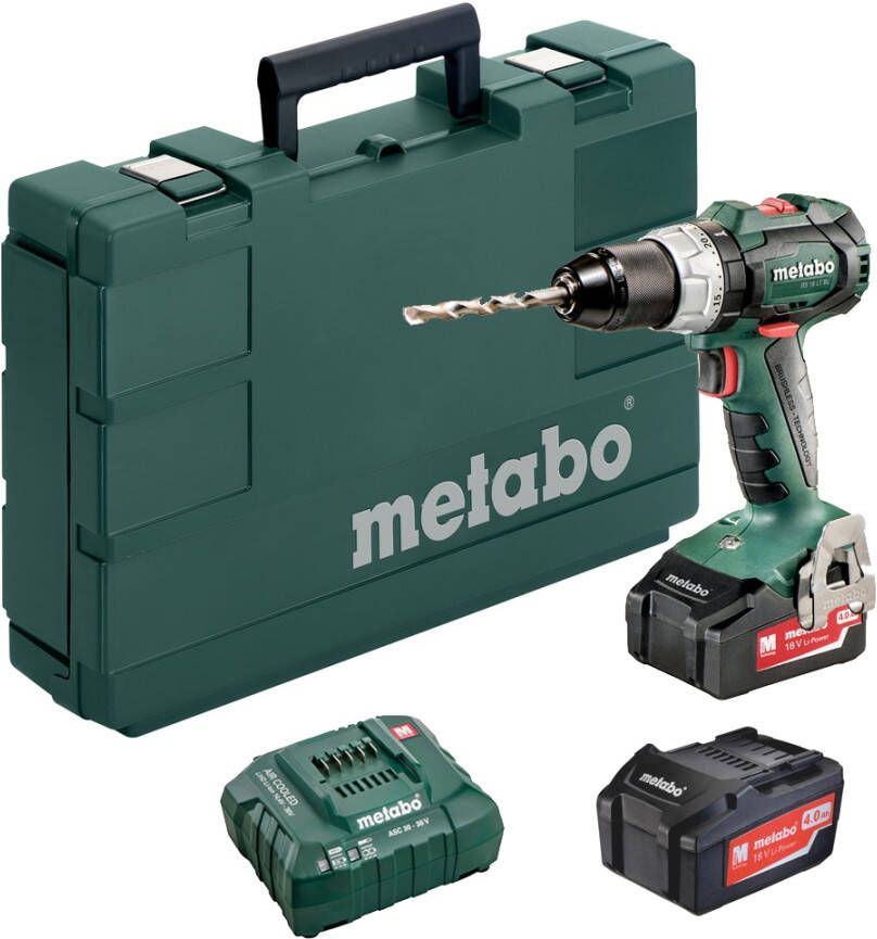 Metabo BS 18 LT BL Accu-boorschroefmachine 18V 4.0Ah in kunststof koffer 602325500