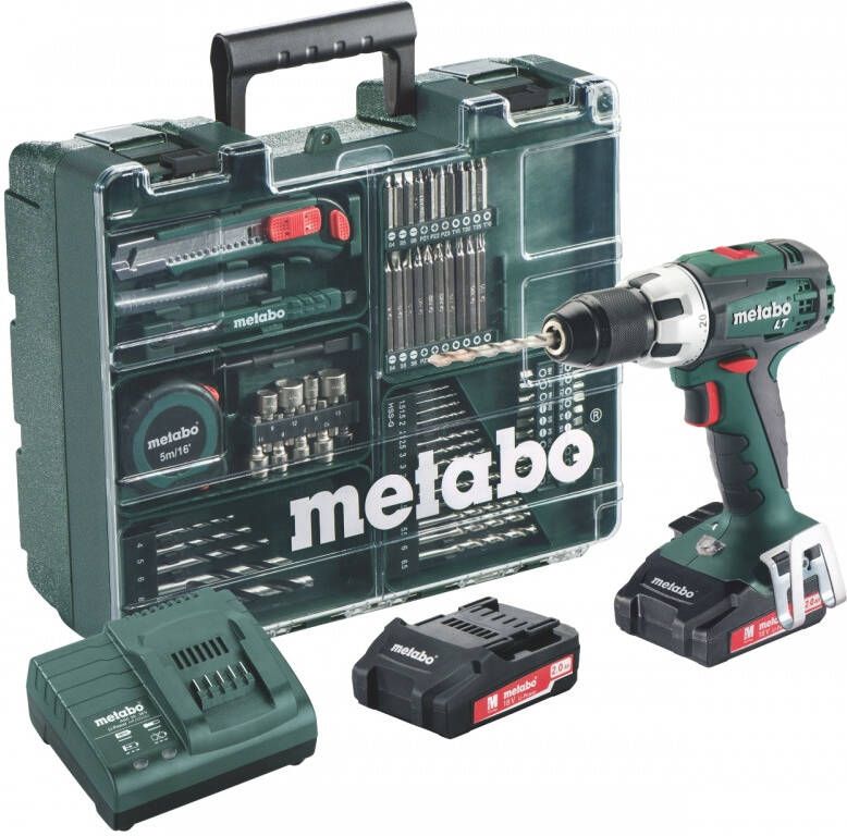 Metabo BS 18 LT Set Mobile Workshop accuboormachine 602102600