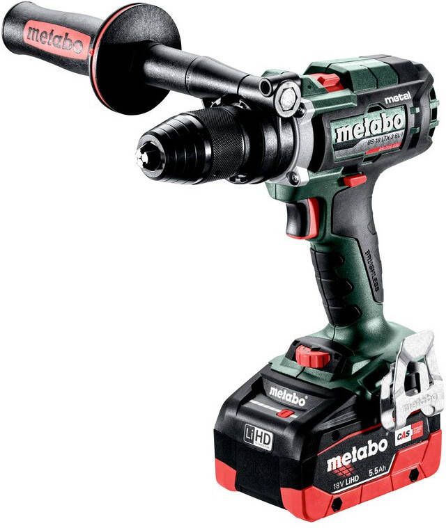 Metabo BS 18 LTX-3 BL I Metal | Accu-boorschroefmachine | 18 V | 130 Nm | 2x LiHD 5 5Ah ASC 145 | In X145 L 603181660