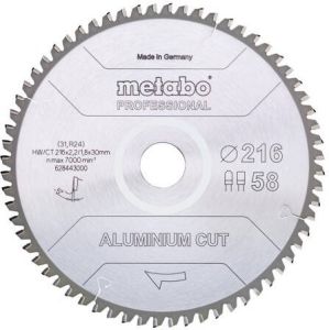 Metabo Cirkelzaagblad | "Aluminium Cut Prof" | 305x30mm | Z84 FZ TZ 5° neg