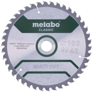 Metabo Cirkelzaagblad | "Multi Cut Classic" | 165x20mm | Z42 FZ TZ 5°