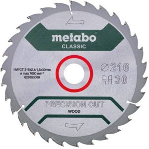 Metabo Accessoires Cirkelzaagblad | Precision Cut Classic | 216x30mm | Z30 WZ 22° B 628653000