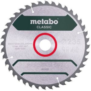 Metabo Accessoires Cirkelzaagblad | Precision Cut Classic | 235x30mm | Z40 WZ 15° 628679000