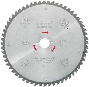 Metabo Cirkelzaagblad "Precision Cut" HW CT Ø 254 mm 40T WZ 20° 628059000