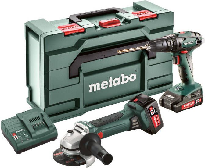 Metabo COMBO SET | 2.4.4 18 V | SB 18 accuboor + W 18 LTX 125 accu slijper 685089000
