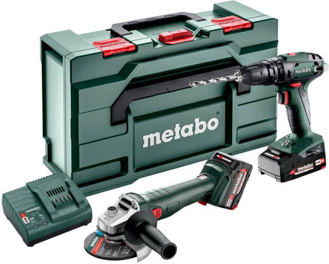 Metabo Combo set 2.4.4 | 2 machines | 18V | SB 18 + W18 L 9-125 | x 165L 685205500
