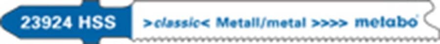 Metabo Accessoires Decoupeerzaagbladen | (5 st.) | "Classic" | HSS | 66mm | 1-1 5 | progressief 623924000