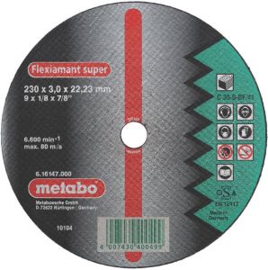 Metabo Doorslijpschijf Ø 180x3 0x22 2 steen Flexiamant super 25 stuks