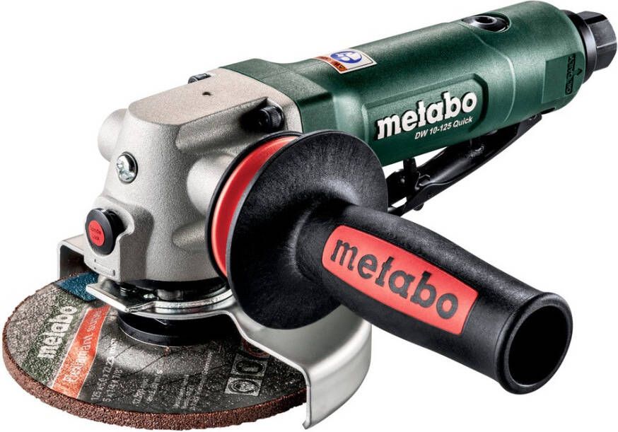 Metabo DW 10-125 Quick | Haakse persluchtslijper | 125 mm | 6.2 bar | 500 l min | In doos 601591000