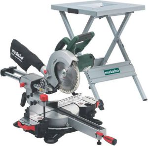 Metabo KGS 216 M Afkortzaag + UMS onderstel | 1500 Watt met trekfunctie 690647000
