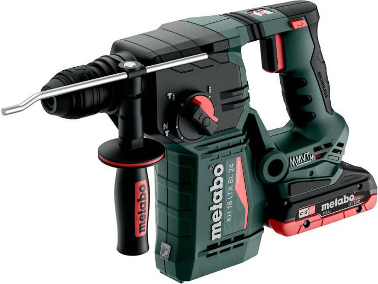 Metabo KH 18 LTX BL 24 | Accu-Boorhamer | 18 V | 2x LiHD 4 0Ah ASC 55 | X 165 L 601713800