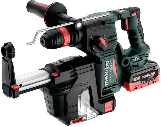 Metabo KH 18 LTX BL 24 Q Set ISA | 18 V Accu-Boorhamer | 2x LiHD 5 5Ah ASC 145 | X 185 XL 601714930