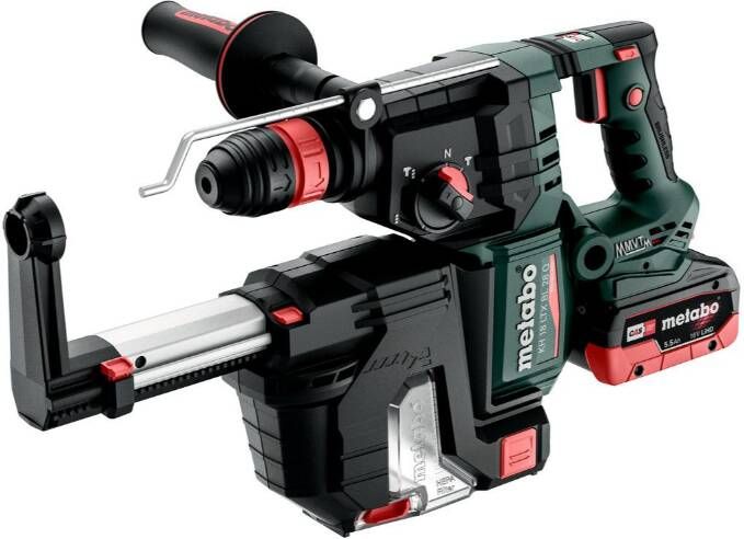 Metabo KH 18 LTX BL 28 Q SET ISA | Accu-Boorhamer | 18V | 3 J | 2x LiHD 5 5Ah + ASC 145 | X 185 XL