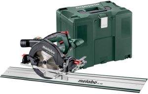 Metabo KS 18 LTX 57 SET 18V Li-Ion accu cirkelzaag set in Metaloc met geleiderail FS 160 57mm | 691065000