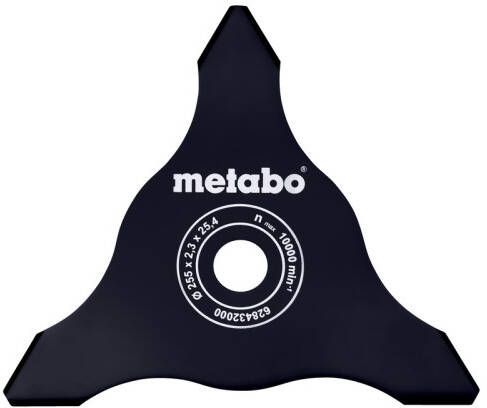 Metabo Accessoires Mes voor struikgewas | 3-snijder 628432000