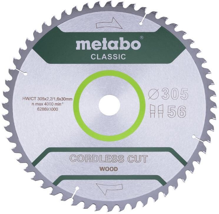 Metabo Accessoires Cirkelzaagblad CordlessCutClassic Ø 305x30 56 WZ 5° B 628694000