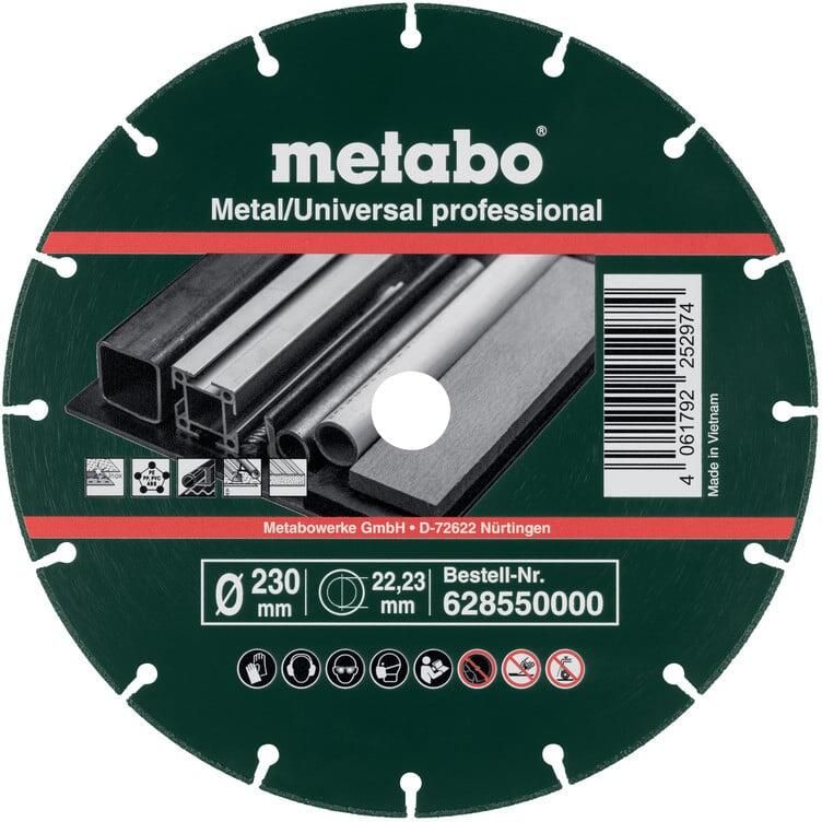 Metabo Accessoires Diamant doorslijpschijf MU-P prof. 230x22 23 mm 628550000