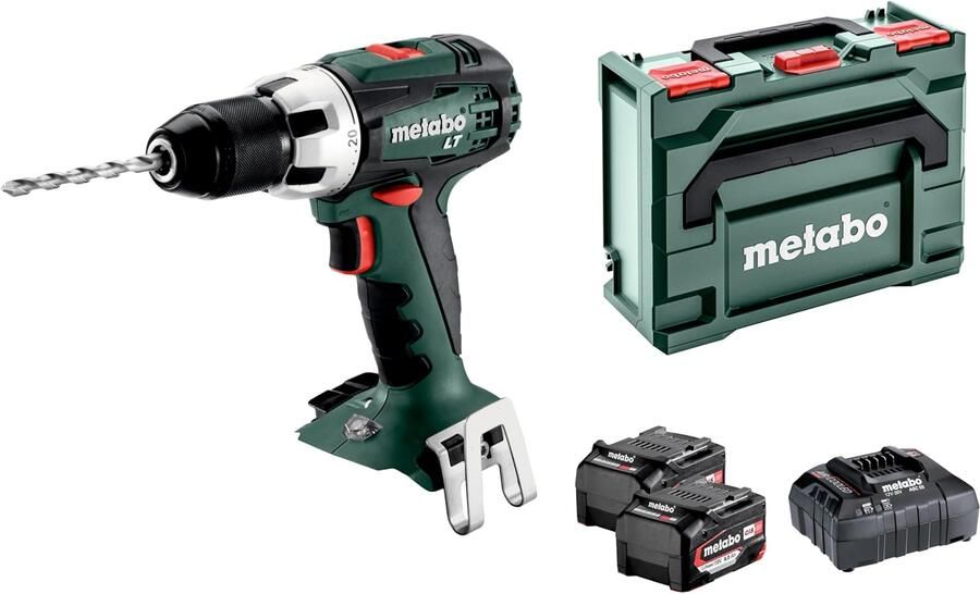 Metabo BS 18 LT Schroefboormachine | 18v 2x 4.0Ah Li-ion 602102500