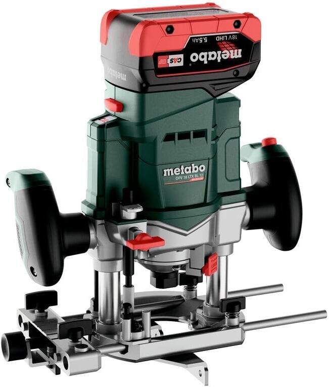 Metabo OFV 18 LTX BL 12 Accu Bovenfrees | 2 x LiHD 5.5 Ah | ASC 145 601743660