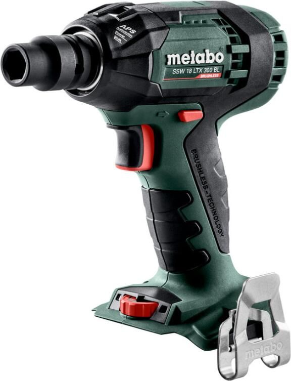 Metabo SSW 18 LTX 300 BL 18V Li-Ion Accu slagmoersleutel body in Metaloc 300Nm 1 2" koolborstelloos | zonder accu's en lader 602395840