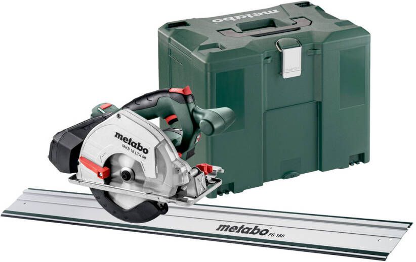 Metabo MKS 18 LTX 58 FS Set Accu-cirkelzaag voor metaal 18V MetaLoc + geleiderail FS 160 691114000