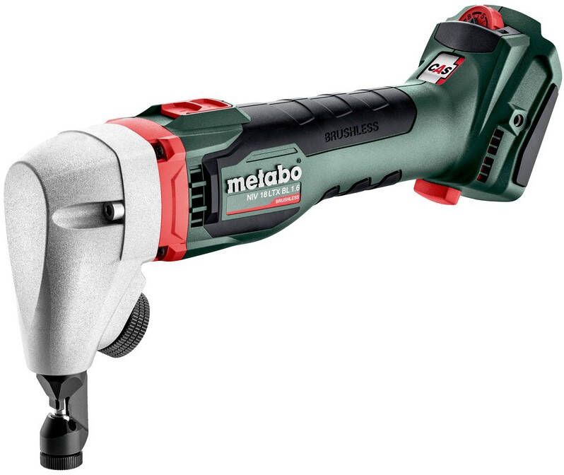 Metabo NIV 18 LTX BL 1.6 Accu-Knabbelschaar | 18 V | Zonder accu&apos;s en lader 601614850