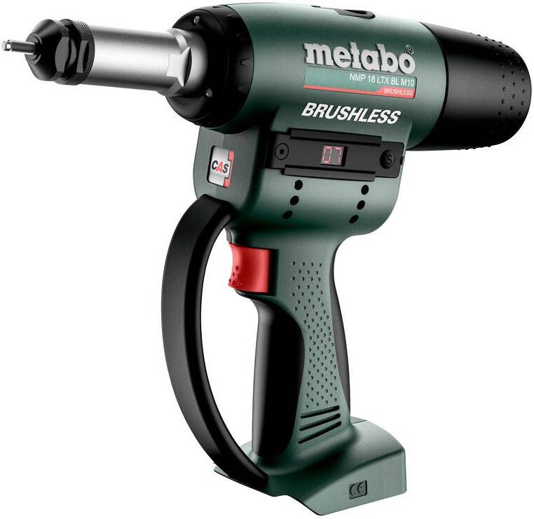 Metabo NMP 18 LTX BL M10 | Accu-Blindklinknagelpistool | 18 V | In doos 601788850