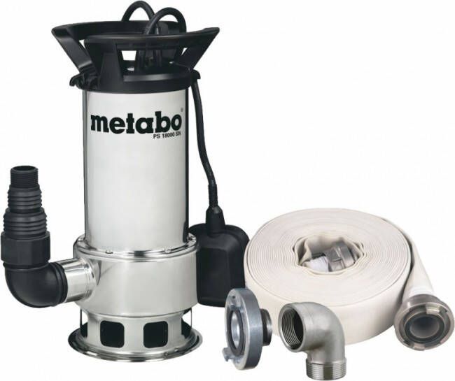 Metabo PS18000SN Set Vuilwater Dompelpomp 1.100 Watt 18.000l h