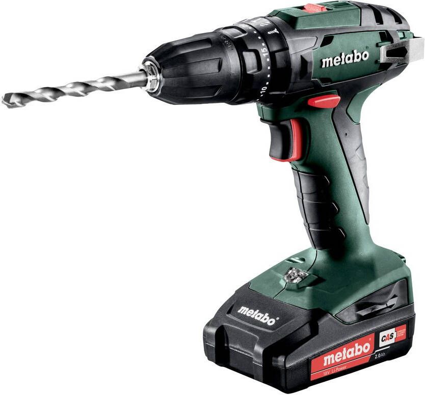 Metabo SB 18 Accu-Klopboormachine | 18 V | 48 Nm | 2x2 Ah Li-Power | Lader SC 30 | In x 145 602245560