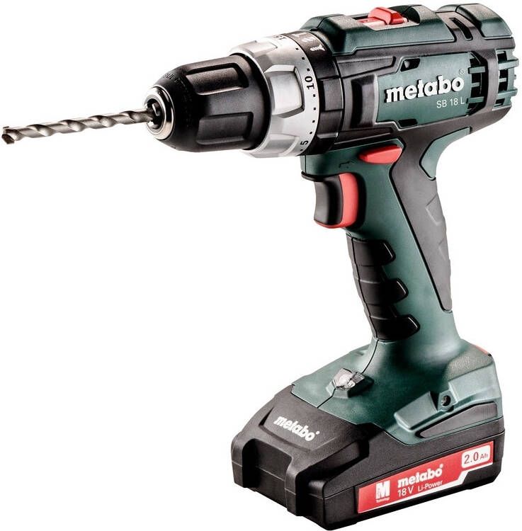 Metabo SB 18 L Accu-klopboormachine met 2.0Ah accu&apos;s 602317500