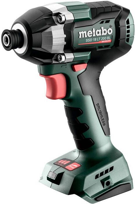 Metabo SSD 18 LT 200 BL Accu-slagschroevendraaier 18 V | 200 Nm | zonder accu-packs en lader 602397850