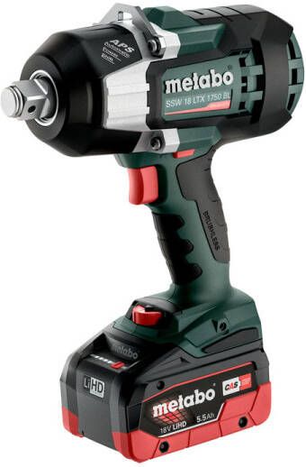 Metabo | Accu-slagschroevendraaier -slagmoersleutel | SSW 18 LTX 1750 BL | 18V 2X5.5AH LIHD