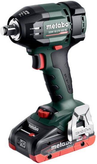 Metabo SSW 18 LTX 550 BL Accu-slagschroevendraaier 18 V | 550 Nm | Incl. accu&apos;s en lader 602404800