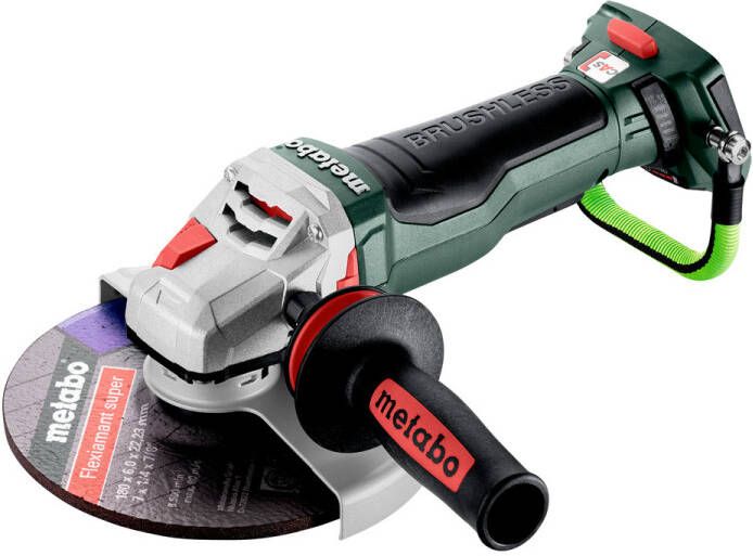 Metabo WPBA 18 LTX BL 15-180 Quick DS | Haakse slijper | 180 mm | 18 V | excl. accu&apos;s en lader in x 601746840