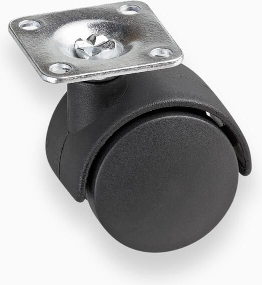 Metafranc Dubbel Wiel 50Mm Met Plaat W WU0800110