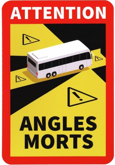 Metafranc Sticker 'angles Morts' Bus WU0503880
