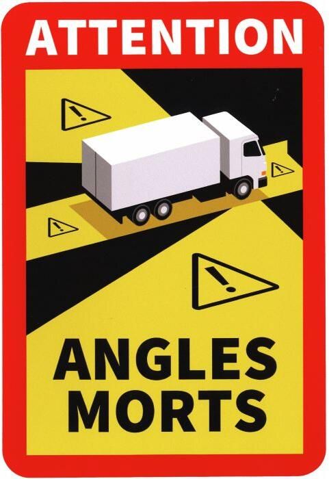 Metafranc Sticker 'angles Morts' Vrachtwagen WU0503870