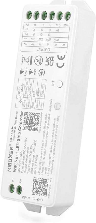 Mi-light MiBoxer RGB-CCT Wifi Controller voor LED Strips 2.4G LED0208